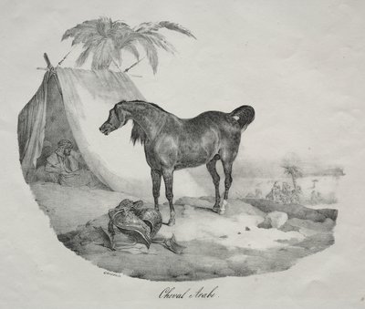 Arab ló alkotó: Theodore Gericault