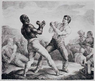 Bokszolók, 1818 alkotó: Theodore Gericault