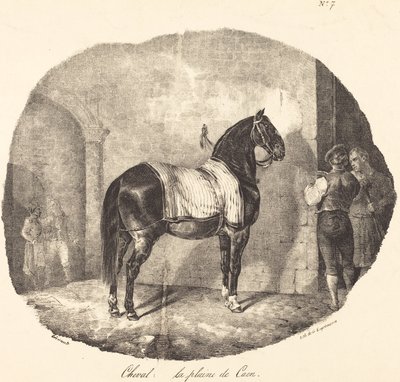 Caen sima ló alkotó: Theodore Gericault