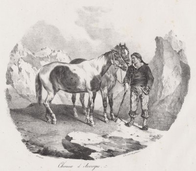 Auvergne-i lovak (Auvergne Horses) alkotó: Theodore Gericault