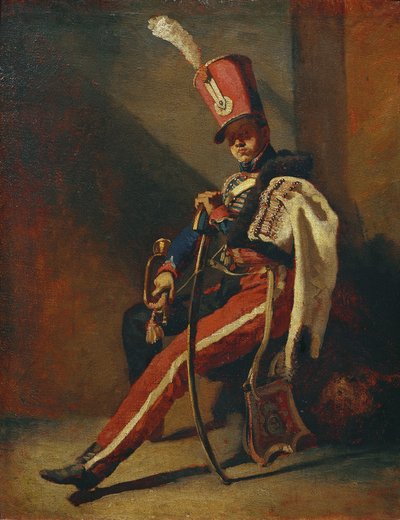 Az orléansi huszárok trombitása alkotó: Theodore Gericault