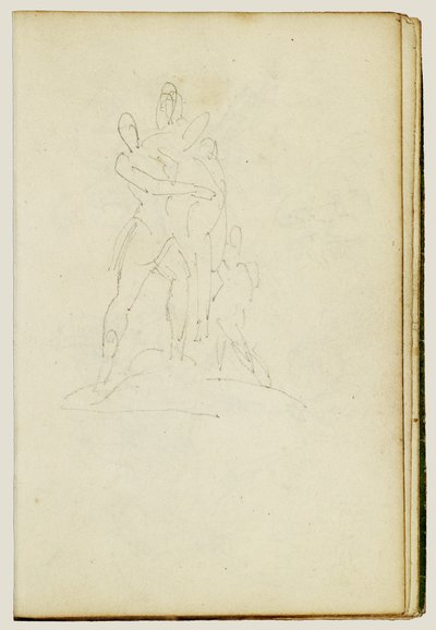 Három alakból álló csoport alkotó: Theodore Gericault