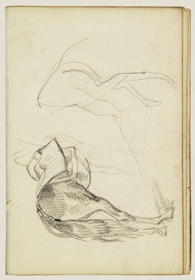 Ló-tanulmányok alkotó: Theodore Gericault