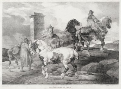 Lovak úton a vásárra alkotó: Theodore Gericault