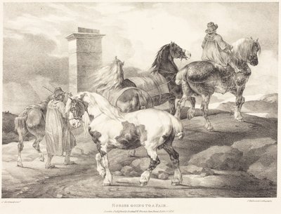 Lovak úton a vásárra alkotó: Theodore Gericault