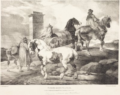 Lovak úton a vásárra alkotó: Theodore Gericault