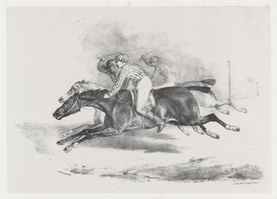 La Course (A verseny) alkotó: Theodore Gericault