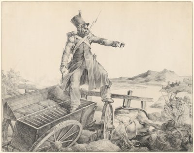 A tüzérségi szekér (Artillery Caisson) alkotó: Theodore Gericault