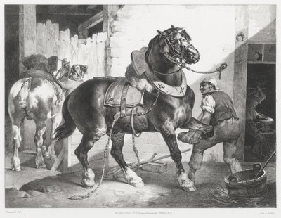 A francia kovács (The French Blacksmith) alkotó: Theodore Gericault