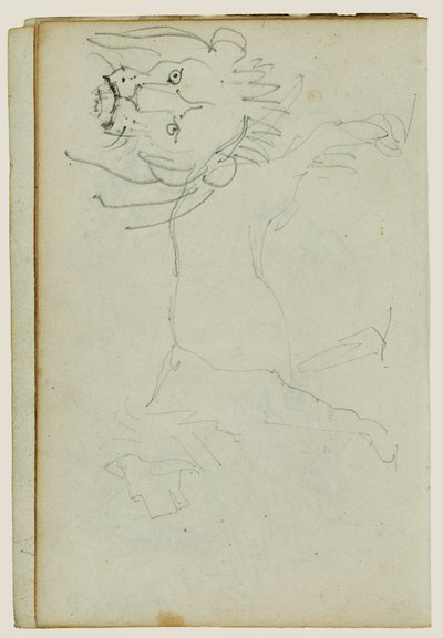 Sétáló oroszlán, oroszlánarc alkotó: Theodore Gericault