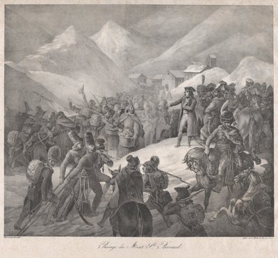Átkelés a Saint-Bernard-hegyen alkotó: Theodore Gericault