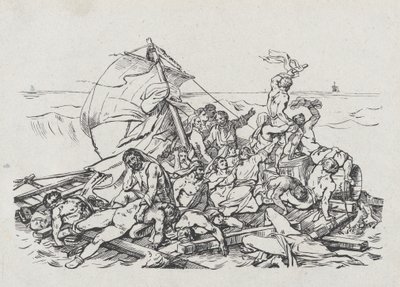 A Meduse hajótörése, 1820 alkotó: Theodore Gericault
