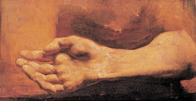 Egy kéz és kar tanulmányozása alkotó: Theodore Gericault