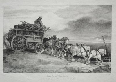 A szénszállító vagon alkotó: Theodore Gericault
