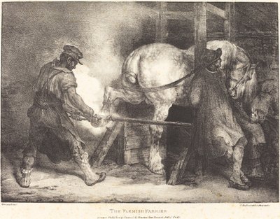 A flamand patkolókovács alkotó: Theodore Gericault