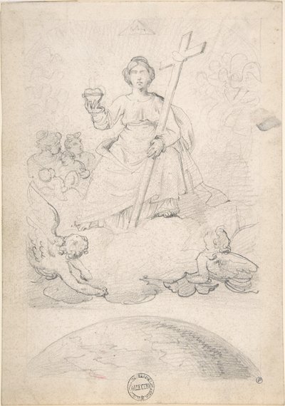 A Szent Szív Szűzanyja alkotó: Theodore Gericault