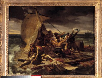 A Meduse Premiere vázlatainak tutaja. Theodore Gericault (1791-1824) festménye. Homályos. 0,37 X 0,46 m. alkotó: Theodore Gericault