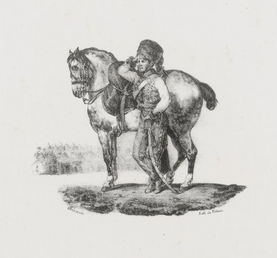 Huszár trombitás (Hussar Trumpeter) alkotó: Theodore Gericault
