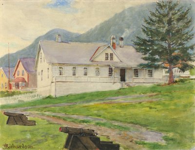 Volt kormányzói ház, Sitka, 1905. alkotó: Theodore J. Richardson