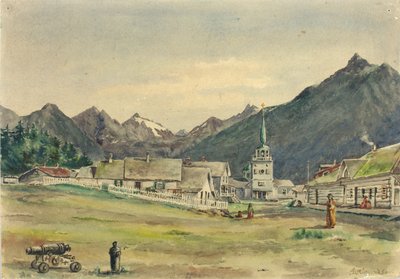 Lincoln utca, Sitka, 1887 alkotó: Theodore J. Richardson