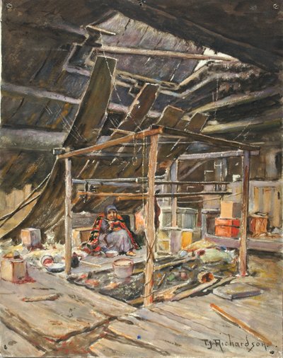 Natív belső, kb. 1880-1914. alkotó: Theodore J. Richardson