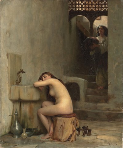 Fürdőpihenő, 1888 alkotó: Theodore Jacques Ralli