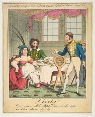 Méltóság! - Grace minden lépésében ott volt. Mennyország szemében, Minden cselekedetében di..., 1821. június 21. alkotó: Theodore Lane