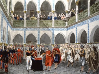 Clauzel kormányzó Algírban alkotó: Theodore Leblanc