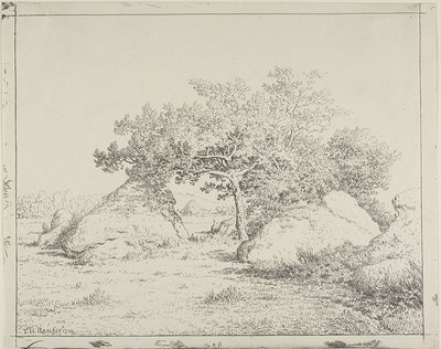 Cseresznyefa a Plante à Biau-ban alkotó: Theodore Rousseau
