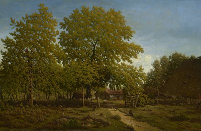 Farm Landesben, 1844-67 alkotó: Pierre Etienne Theodore Rousseau