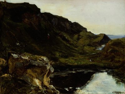 Táj, c. 1835. alkotó: Theodore Rousseau