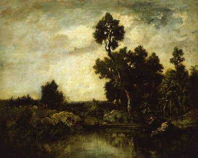 Táj, c. 1850. alkotó: Theodore Rousseau