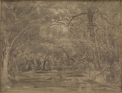 Egy erdő belseje alkotó: Theodore Rousseau