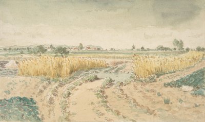 Búzamezők, 1865. alkotó: Theodore Rousseau