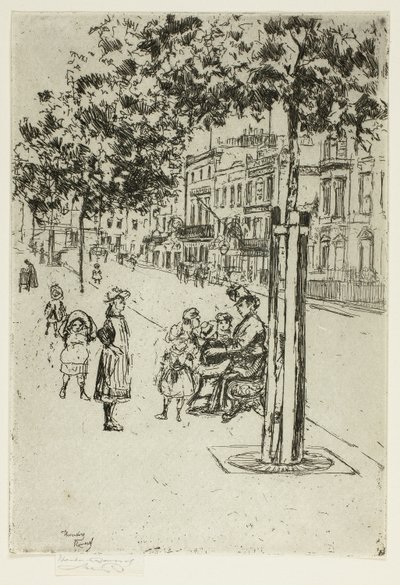 Chelsea Children, Chelsea Embankment alkotó: Theodore Roussel