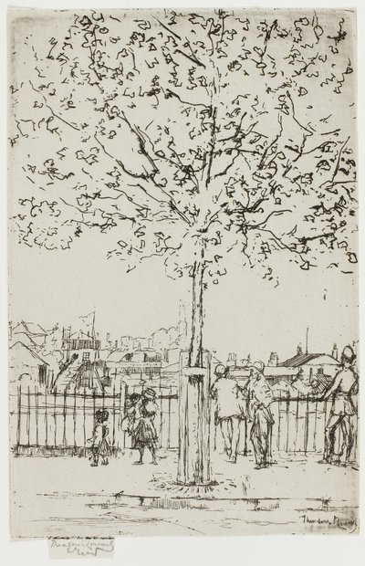 Chelsea Embankment, 1889. június, 17 óra alkotó: Theodore Roussel