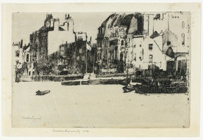 Chelsea Palaces (fekete-fehér változat) alkotó: Theodore Roussel