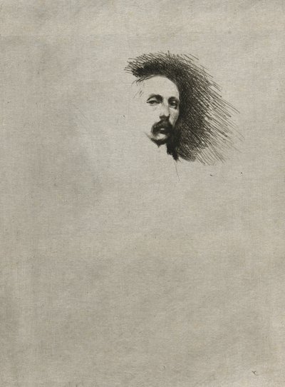 Basil Gotto portréja (fekete-fehér változat) alkotó: Theodore Roussel