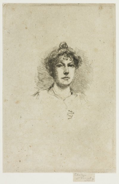 Miss Edith Austin portréja alkotó: Theodore Roussel