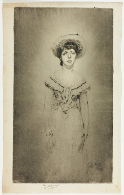 Hetty Pettigrew kisasszony portréja alkotó: Theodore Roussel