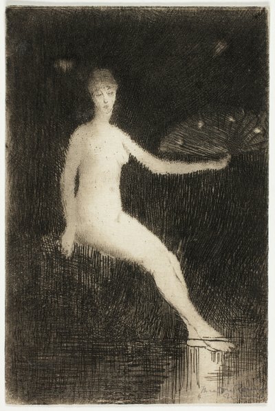 Nyár (fekete-fehér változat) alkotó: Theodore Roussel