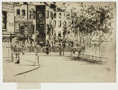A Cheyne Walk sarka, Chelsea alkotó: Theodore Roussel