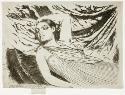 Az alvó modell vagy az alvó alkotó: Theodore Roussel