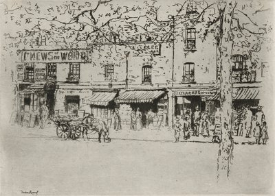 Az utca, Chelsea Embankment alkotó: Theodore Roussel
