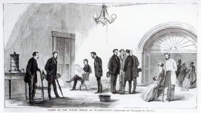 A washingtoni Fehér Ház előcsarnoka alkotó: Theodore Russell Davis