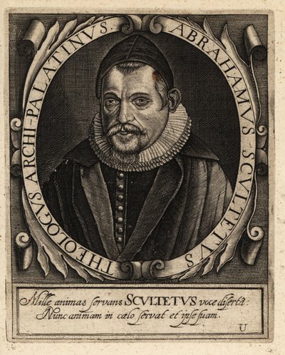 Ábrahám Scultetus alkotó: Theodore de Bry