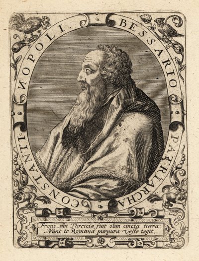 Basziliosz Besszarion, Konstantinápoly pátriárkája. alkotó: Theodore de Bry