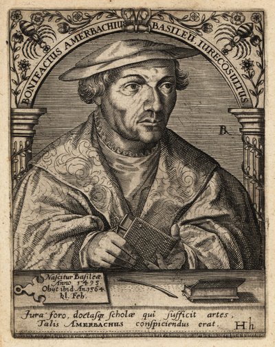 Bonifác Amerbach alkotó: Theodore de Bry