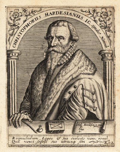 Christoph Herdesianus német ügyvéd alkotó: Theodore de Bry