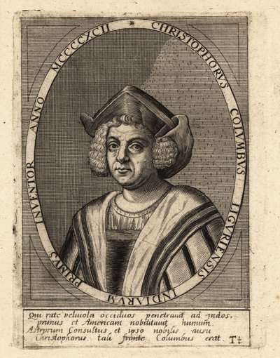 Kolumbusz Kristóf olasz felfedező és gyarmatosító alkotó: Theodore de Bry